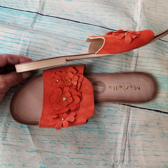 Mariella leather slide sandals size 8 - Picture 5 of 6